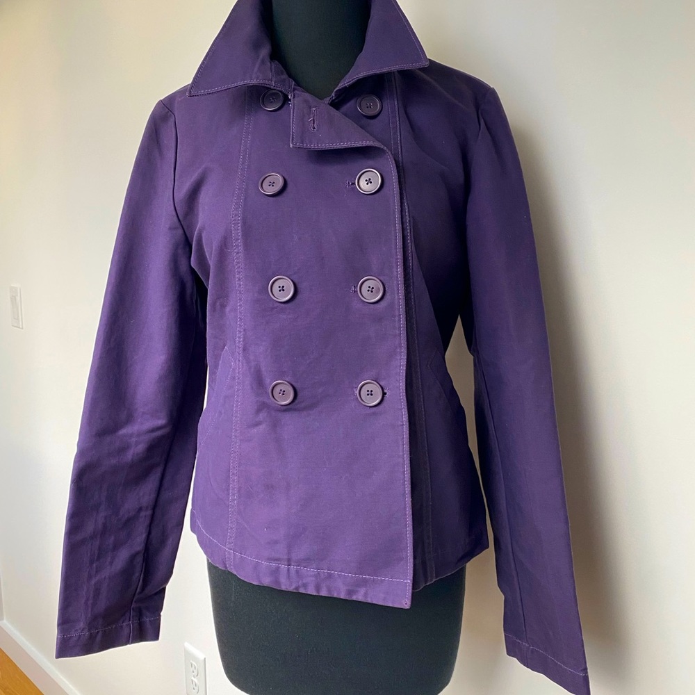 Gap -Purple Cotton, Fall Weight Coat